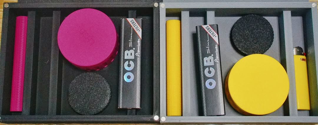 LH3D Organizer Kit - Grinder, Airtight Jar & Storage Tube