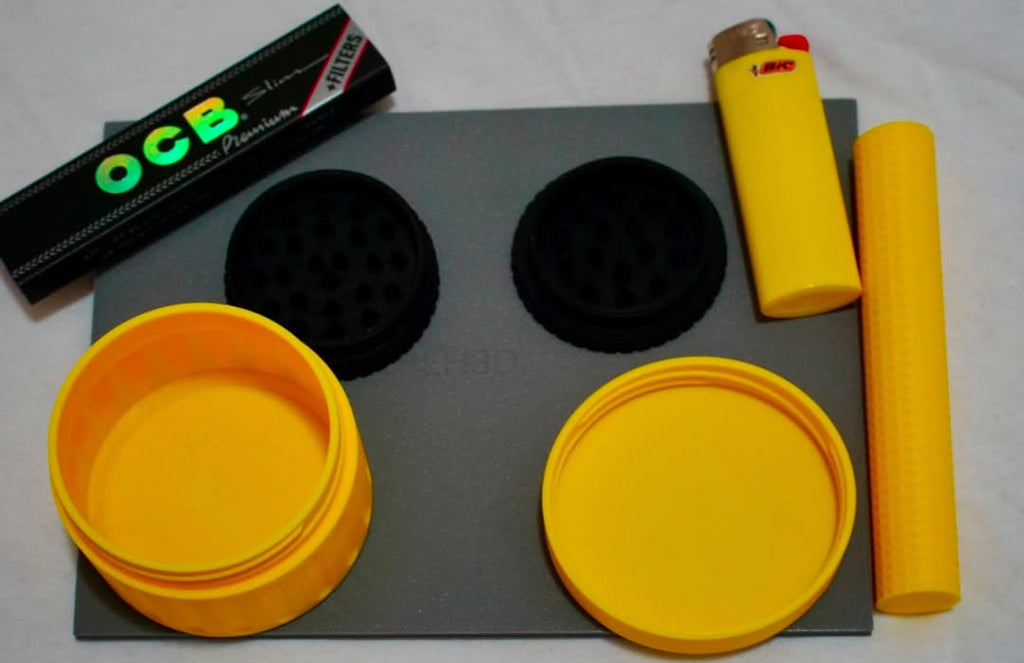 LH3D Organizer Kit - Grinder, Airtight Jar & Storage Tube